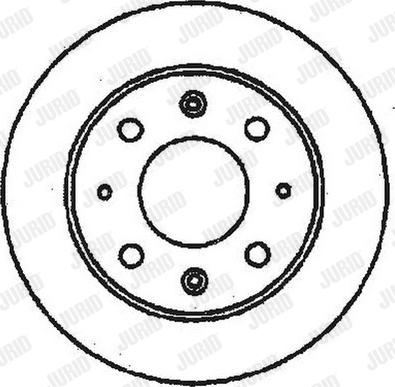 Jurid 561384J - Тормозной диск abcparts.ee