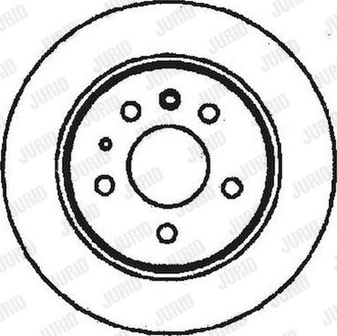 Jurid 561344J - Тормозной диск abcparts.ee