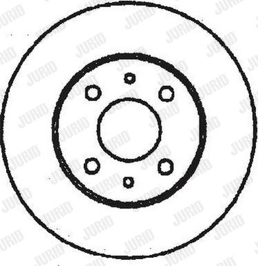 Jurid 561329J - Тормозной диск abcparts.ee