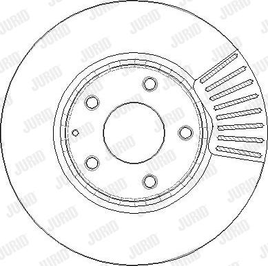Jurid 563356JC-1 - Тормозной диск abcparts.ee