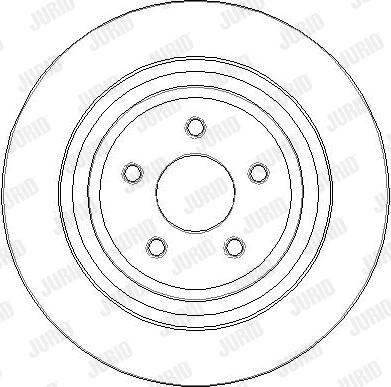 Jurid 563301J-1 - Тормозной диск abcparts.ee