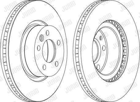 Jurid 562616JC-1 - Тормозной диск abcparts.ee