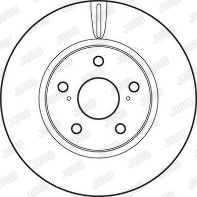 Jurid 562689JC-1 - Тормозной диск abcparts.ee