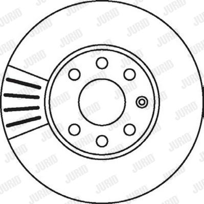 Jurid 562069J - Тормозной диск abcparts.ee