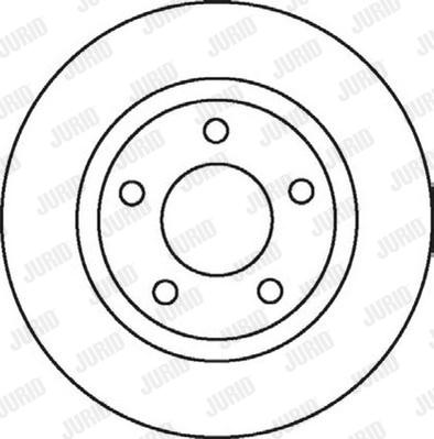 Jurid 562060J - Тормозной диск abcparts.ee