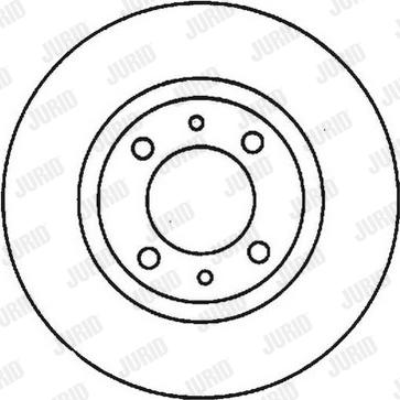 Jurid 562011J-1 - Тормозной диск abcparts.ee