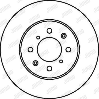 Jurid 562082J - Тормозной диск abcparts.ee