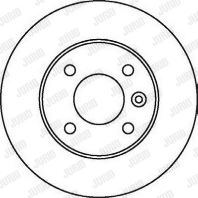 Jurid 562071J - Тормозной диск abcparts.ee