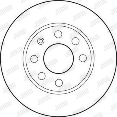 Jurid 562195J - Тормозной диск abcparts.ee