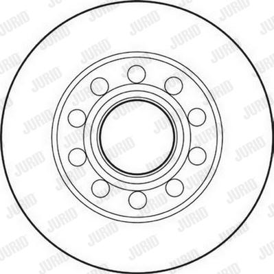 Jurid 562192J - Тормозной диск abcparts.ee