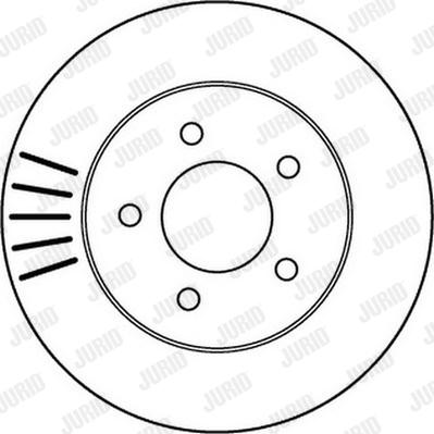 Jurid 562137J - Тормозной диск abcparts.ee