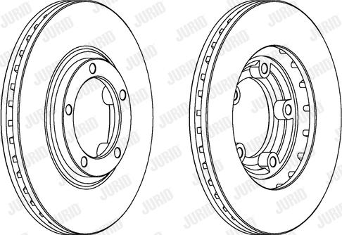 Jurid 562846JC - Тормозной диск abcparts.ee