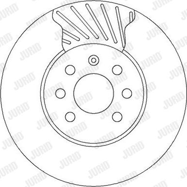 Jurid 562315J - Тормозной диск abcparts.ee