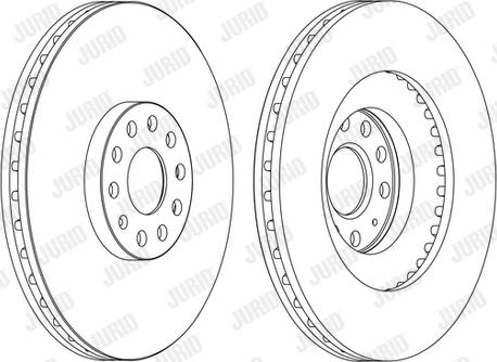 Jurid 562239J - Тормозной диск abcparts.ee