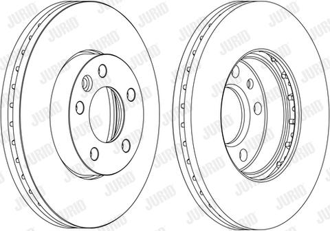 Jurid 562234J - Тормозной диск abcparts.ee