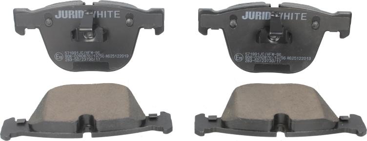 Jurid 571991JC - Тормозные колодки, дисковые, комплект abcparts.ee