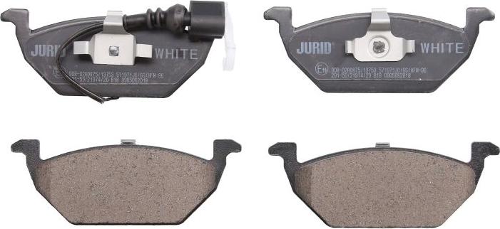Jurid 571971JC - Тормозные колодки, дисковые, комплект abcparts.ee