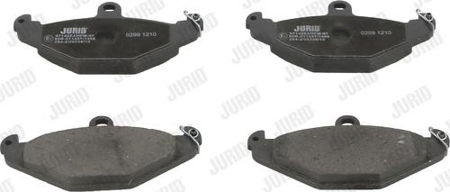 Jurid 571425J - Тормозные колодки, дисковые, комплект abcparts.ee