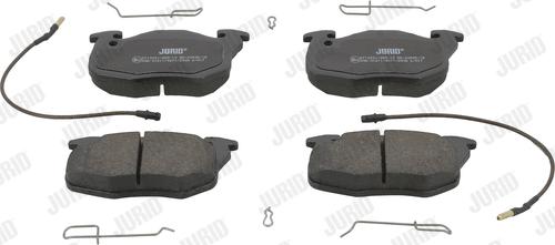 Jurid 571333J - Тормозные колодки, дисковые, комплект abcparts.ee