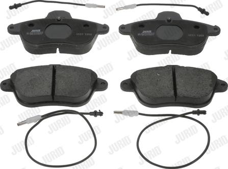 Jurid 571741J - Тормозные колодки, дисковые, комплект abcparts.ee