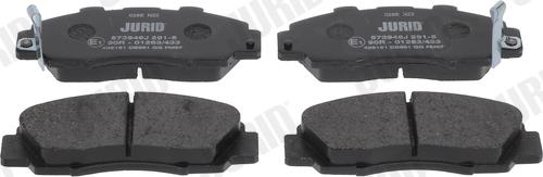 Jurid 573946J - Тормозные колодки, дисковые, комплект abcparts.ee