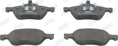 Jurid 573016J - Тормозные колодки, дисковые, комплект abcparts.ee