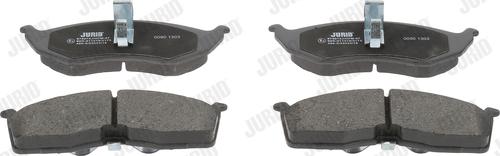Jurid 573072J - Тормозные колодки, дисковые, комплект abcparts.ee