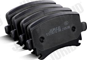 Jurid 573158J-D - Тормозные колодки, дисковые, комплект abcparts.ee