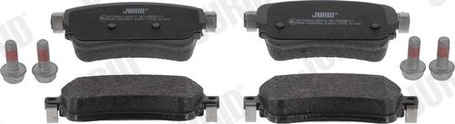 Jurid 573863J - Тормозные колодки, дисковые, комплект abcparts.ee