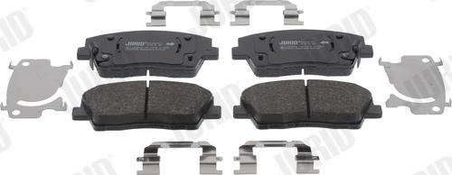 Jurid 573819J - Тормозные колодки, дисковые, комплект abcparts.ee