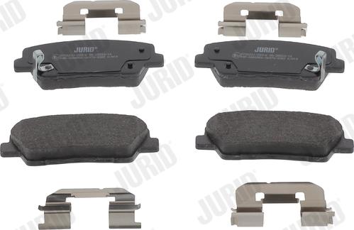 Jurid 573823J - Тормозные колодки, дисковые, комплект abcparts.ee