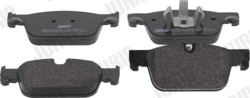 Jurid 573876J - Тормозные колодки, дисковые, комплект abcparts.ee