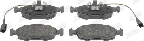 Jurid 573367J - Тормозные колодки, дисковые, комплект abcparts.ee