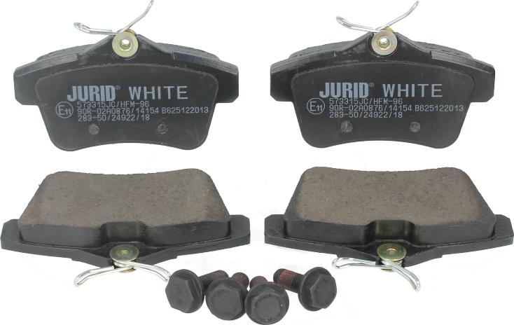 Jurid 573315JC - Тормозные колодки, дисковые, комплект abcparts.ee
