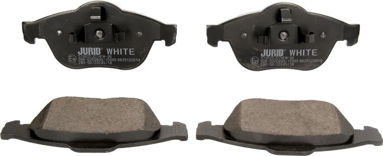 Jurid 573325JC - Тормозные колодки, дисковые, комплект abcparts.ee