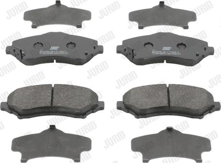 Jurid 573298J - Тормозные колодки, дисковые, комплект abcparts.ee
