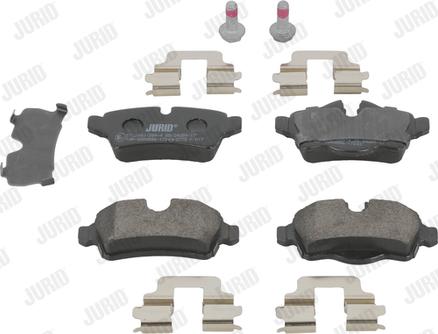 Jurid 573200J - Тормозные колодки, дисковые, комплект abcparts.ee