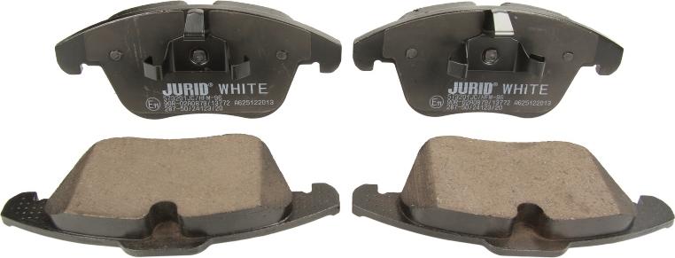 Jurid 573201JC - Тормозные колодки, дисковые, комплект abcparts.ee