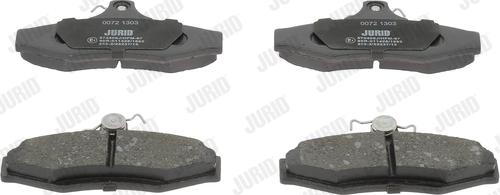 Jurid 572406J - Тормозные колодки, дисковые, комплект abcparts.ee