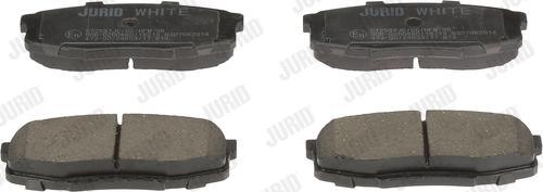 Jurid 572597JC - Тормозные колодки, дисковые, комплект abcparts.ee