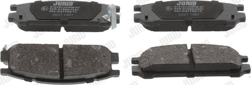 Jurid 572197J - Тормозные колодки, дисковые, комплект abcparts.ee