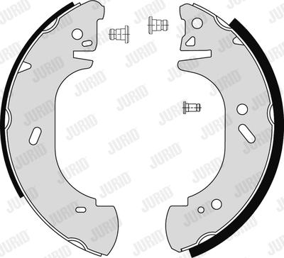 Jurid 361561J - Комплект тормозных колодок, барабанные abcparts.ee