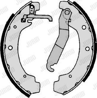 Jurid 361273J - Комплект тормозных колодок, барабанные abcparts.ee