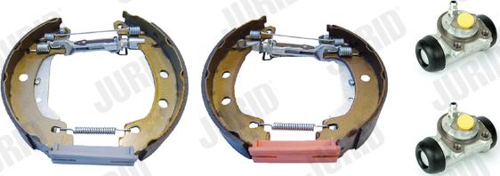 Jurid 381340J - Комплект тормозных колодок, барабанные abcparts.ee