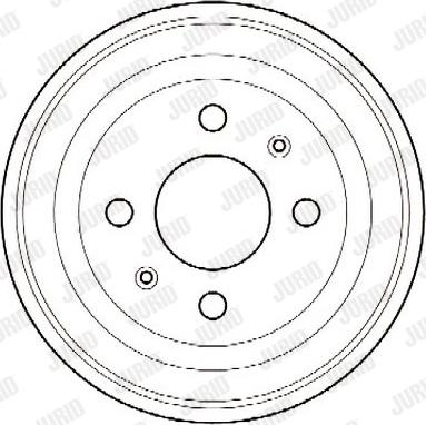 Jurid 329000J - Тормозной барабан abcparts.ee