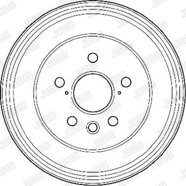 Jurid 329084J - Тормозной барабан abcparts.ee