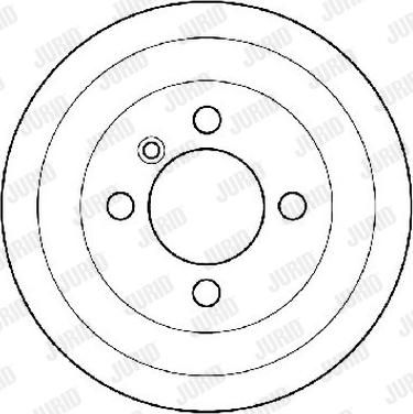 Jurid 329070J - Тормозной барабан abcparts.ee
