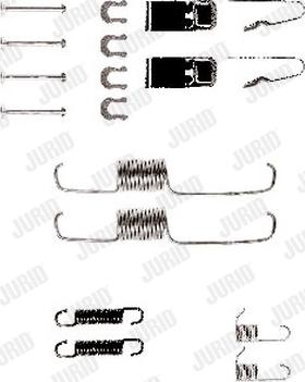 Jurid 771039J - Комплектующие, барабанный тормозной механизм abcparts.ee