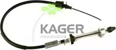 Kager 19-2711 - Трос, управление сцеплением abcparts.ee
