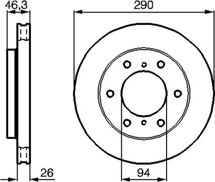 Kaishin MR407116 - Кузов abcparts.ee